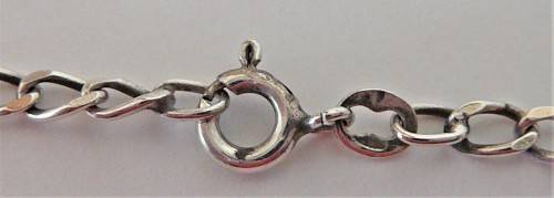 A Superb Sterling Silver Necklace Chain