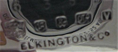 An Antique Elkington Plate Card TrayWaiterSalver c 1881