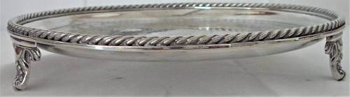 An Antique Elkington Plate Card TrayWaiterSalver c 1881