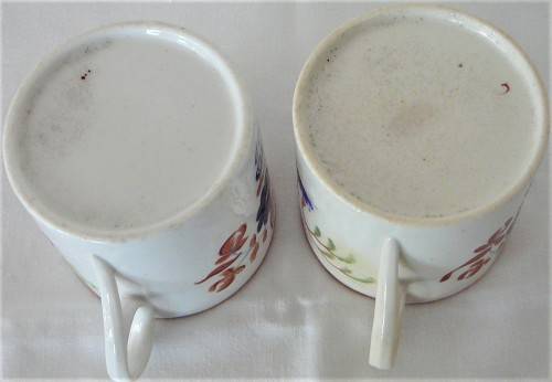 2 Handpainted Vintage Coffee Cups