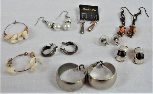 An Assortment of Costume Jewellery Earrings