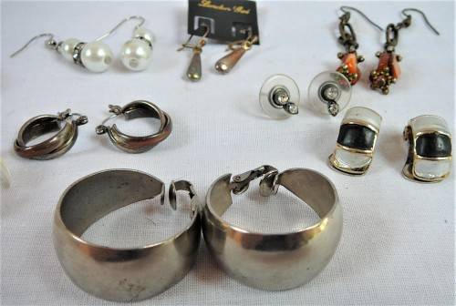 An Assortment of Costume Jewellery Earrings