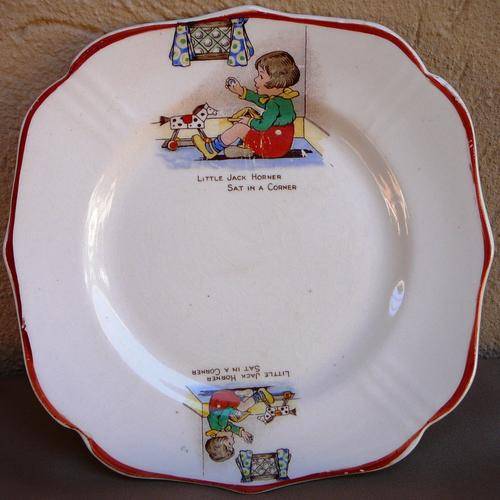 Little Jack Horner Plate by Kensingtonware