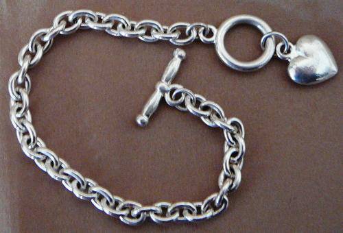 Silver Coloured Chain Bracelet