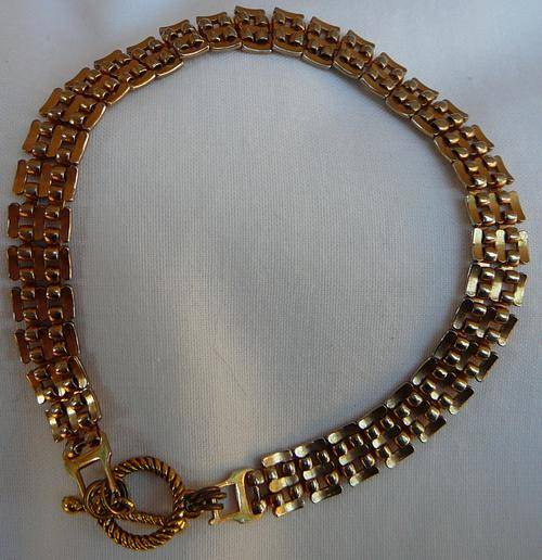 Gold Coloured Chain Link Bracelet