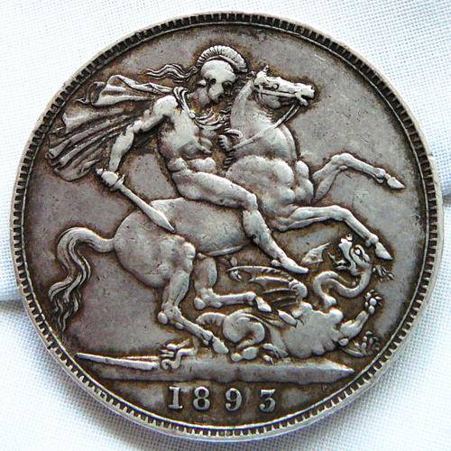 1893 Commemorative British Crown Sterling Silver