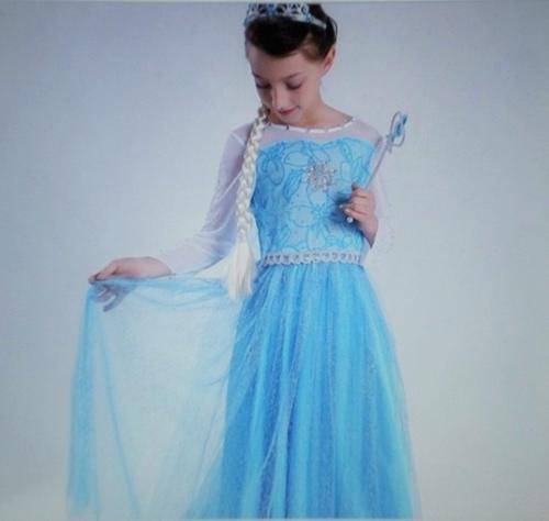 Elsa Frozen Dress-Up Costume - Age 4-5