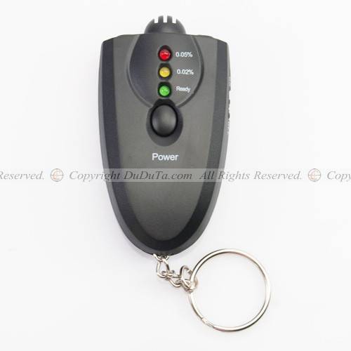 Keychain Portable Alcohol Breath Tester/Breathalyzer with Flashlight