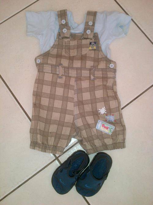 Wooiles Dungaree + Nike Sandals