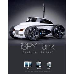 iSpy Tank: an iPhone-controlled tank with built-in spy cam