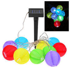 Solar Power 10LED Lantern Fairy Multicolor Light String