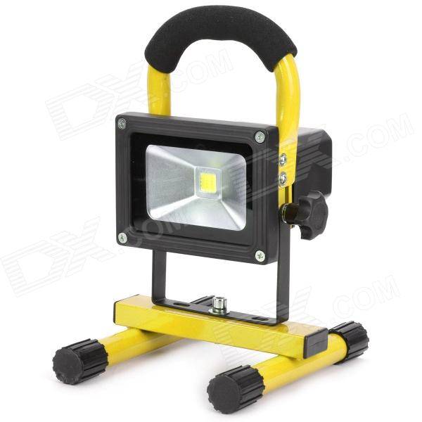 Portable Outdoor Camping 10W Rechargeable Waterproof LED White Light Project Lamp  - LASTS 4-6 HOURS