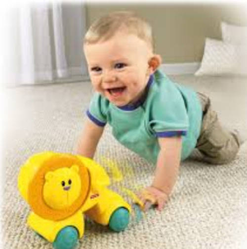 Fisher Price Press & Crawl Lion