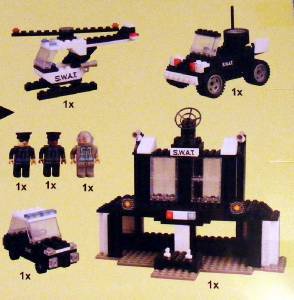 Best Lock 225 Pieces Construction S.W.A.T Set
