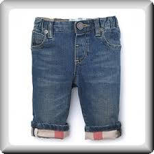 Infant Boys BURBERRY Denim Shorts