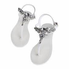Bling Diamante Jelly Sandals