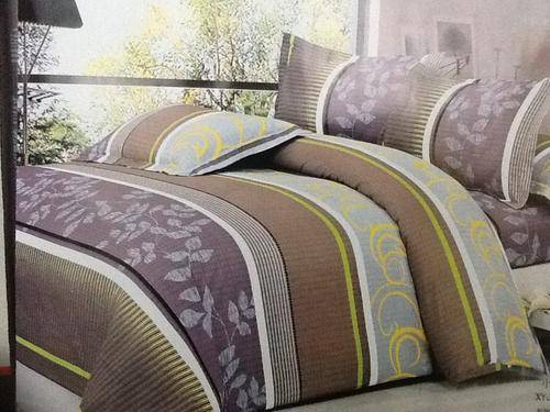 6 Piece - Cotton Feel - Bed Linen - Queen Size- Duvet Cover Set
