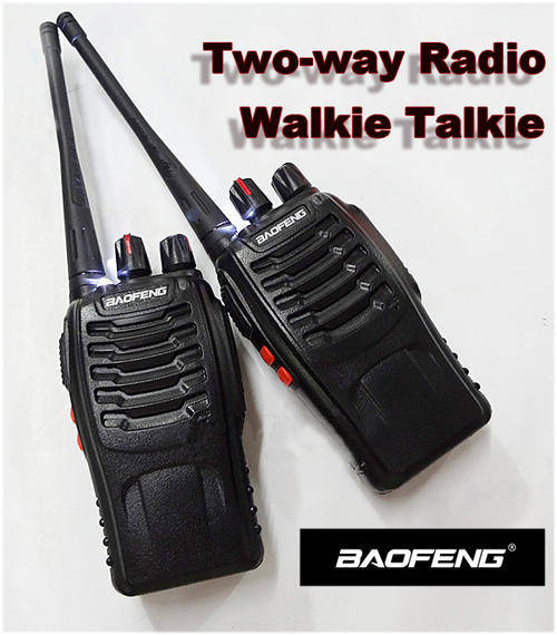 A PAIR Baofeng V6 High Range Two Way Radio / Walkie Talkie 400-470MHZ