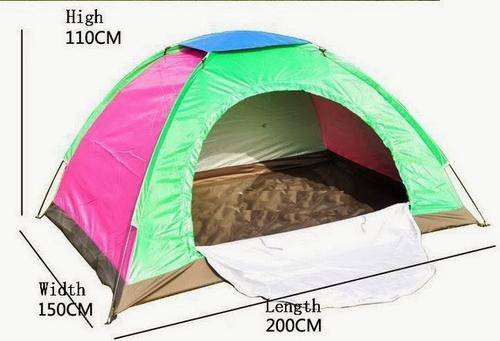 3 person Outdoor Hiking Camping Travel Tent Easy to Set Up