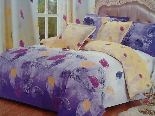 8 PIECE QUEEN SIZE COTTON FEEL DUVET COVER SET
