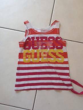Stripe GUESS Tee For Girls
