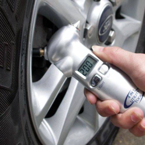 LCD Digital Car Auto Tire Tyre Air Pressure Gauge Tester 4in 1 function