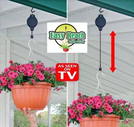 Easy Reach Plant Pulley - The Easy Way To Care For Your Hanging Plants!