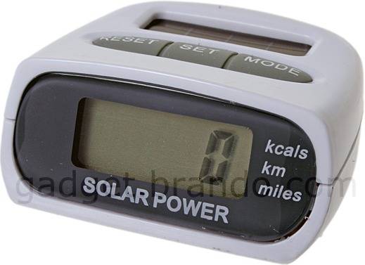 Solar Powered Pedsometer