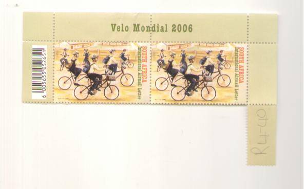 2006 VELO MONDIAL CONFERENCE SS HORIZONTAL PAIR MINT