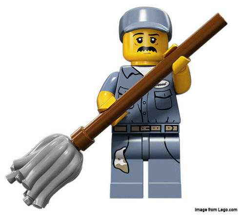 Lego Minifigures Series 15 (71011) Janitor