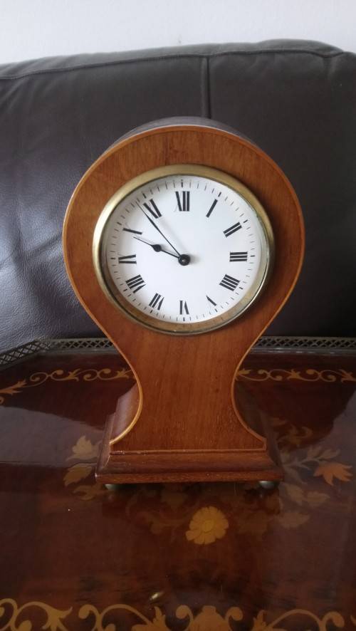 Edwardian wind up ball clock