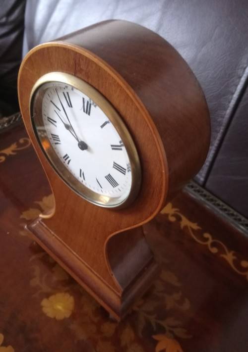 Edwardian wind up ball clock