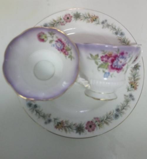 Utterly gorgeous Royal Albert Reflection series tea cups.