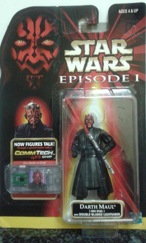 Star Wars Episode 1, Darth Maul with double bladed Lightsaber