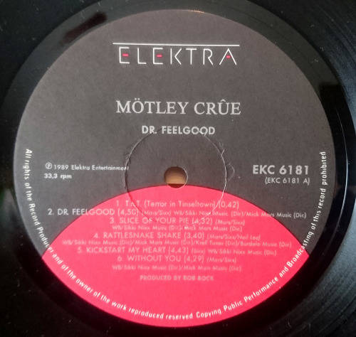 Mötley Crüe ¿- Dr Feelgood (South African press)