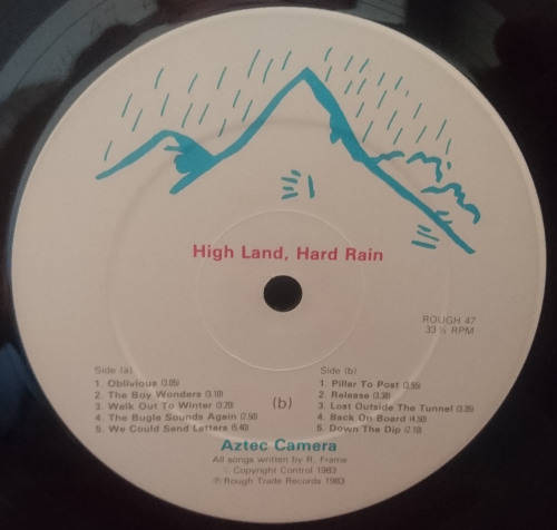 Aztec Camera "High Land, Hard Rain" 1983 UK pressing