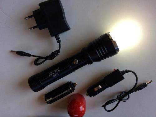 ALUMINIUM, HEAVY DUTY, SUPER BRIGHT ZOOM FLASHLIGHT 5000 TO 28000 LM