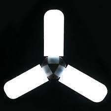 50W AC 220V FOLDABLE FAN LED BULB / SUPER BRIGHT LIGHT / LTD STOCK AVAILABLE !!