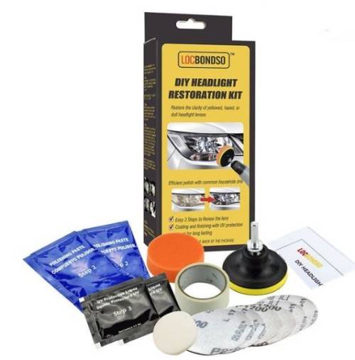 HEADLIGHT RESTORATION KIT...GET RID OF DULL HEADLIGHTS QUICKLY AND EASILY!