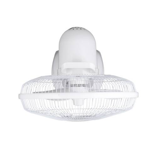 30CM SOLAR FAN...RECHARGEABLE INTERNAL BATTERY...AC/DC INPUT...2 LED BULBS & BUILT IN NIGHT LIGHT