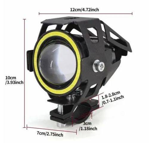 MOTORCYCLE LED SPOT LIGHT 3000 LUMEN WITH DIM & BRIGHT FUNCTION