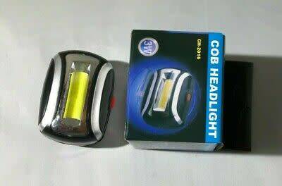 COB LED HEADLAMP / TORCH - 80 LUMENS - 3 X AAA BATTERIES INCLUDED
