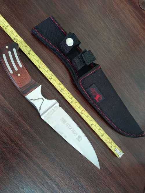 A-COLUMBIA STAINLESS STEEL DAGGER WITH SHEATH-TOTAL LENGTH 260mm - 140 mm BLADE - ONLY 3 LEFT !