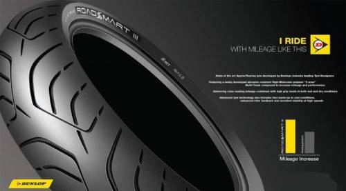 Dunlop Roadsmart 3 160/120 bike tyre combo