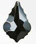 Crystal Pendluque Black 50mm Pendant