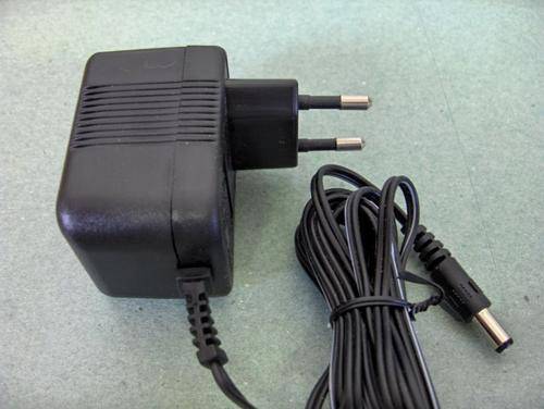 Power Supply Adapter - 220 volt AC  to  12 volt DC  -  200mA