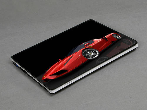 Red Ferrari Laptop Skin