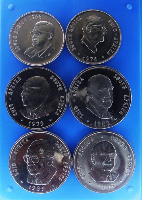 @@HAVE THESE GRADED@@ PRESIDENTS CR SWART TO PW BOTHA IN UNC