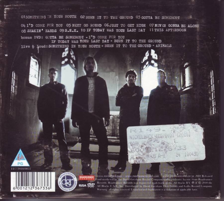 NICKELBACK - Dark horse (CD & DVD special edition, digipak) (FREE BULK SHIPPING)