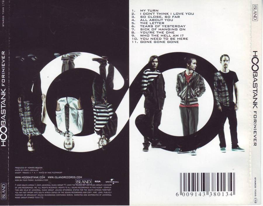 HOOBASTANK - For(n)ever (CD) STARCD 7355 NM